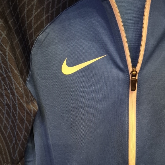 Nike Navy and Blue Full-Zip Jacket Mens Medium - Picture 3 of 5